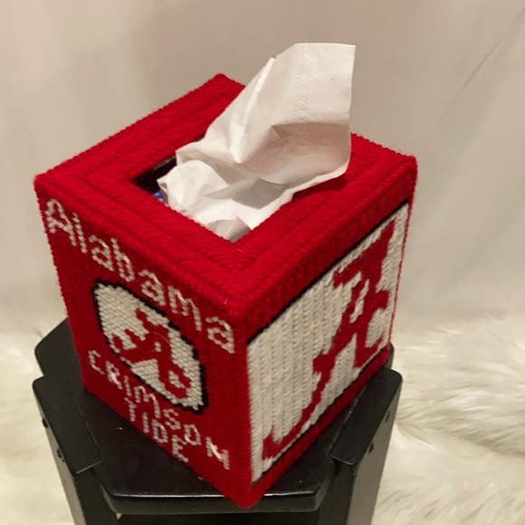 Alabama Crimson Tide SEC CFP Tissue Box Cover - Picture 2 of 4